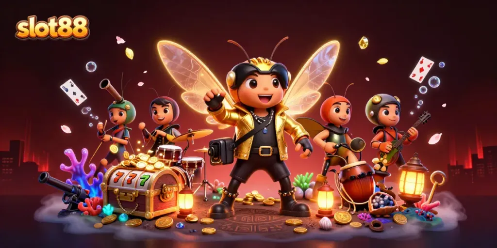 Experience the thrill of slot88 with vibrant characters, dynamic gaming elements, and rich visuals.