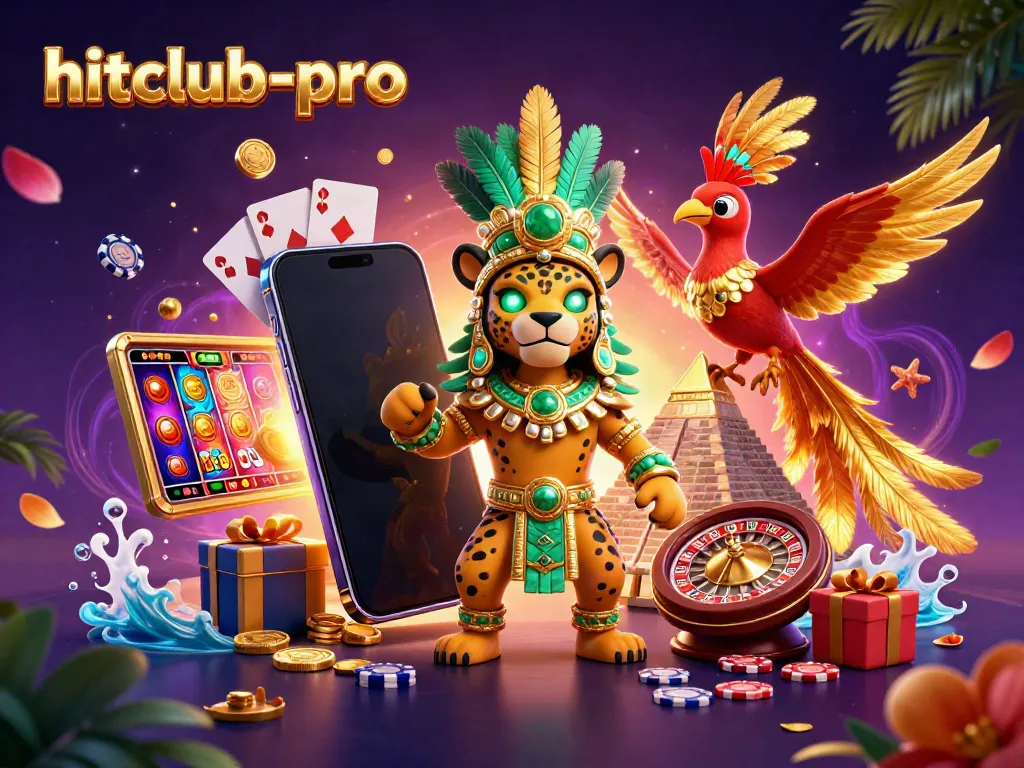 Engage in winning spins with hitclub-pro featuring a Mayan jaguar priest and vibrant slot games.
