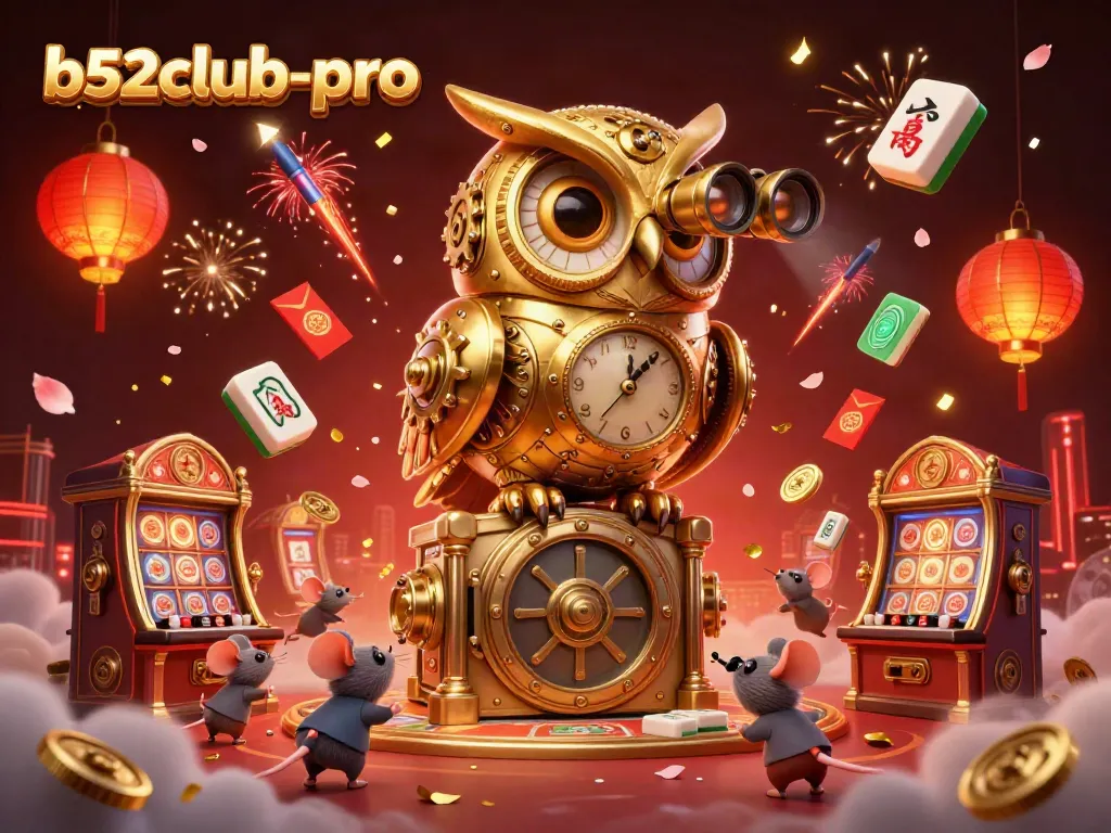 Experience thrilling gameplay at b52club-pro with animated characters and vibrant casino elements.