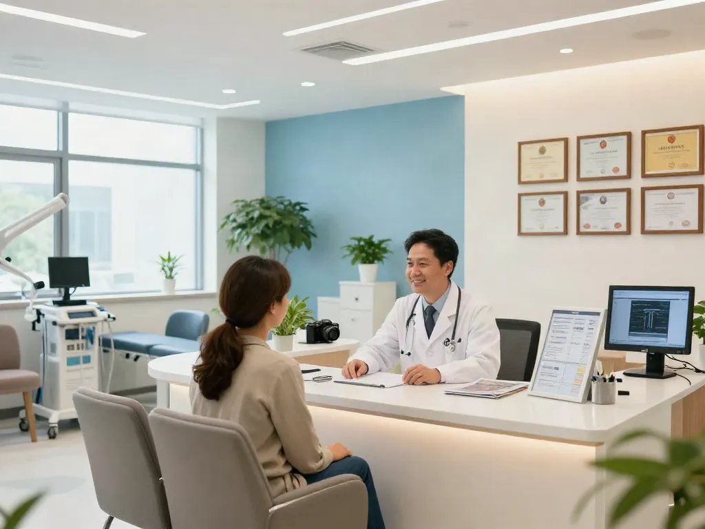 Modern healthcare services featuring compassionate doctor consultations and a welcoming medical clinic environment with a trustworthy atmosphere for patients seeking health and wellness solutions.