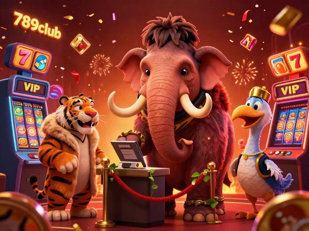 Experience the thrill of 789club with vibrant casino characters and dynamic gaming elements.