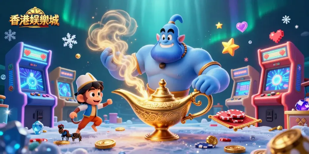 Engage in exciting games at 香港娛樂城 with animated characters and vibrant casino elements.