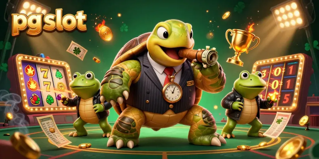 Experience thrilling pg slot action with vibrant characters and dynamic casino elements.